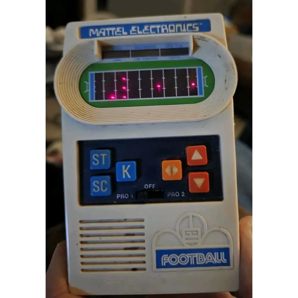 Vintage Mattel Football Electronics 1977 Original Mattel Version Football Works